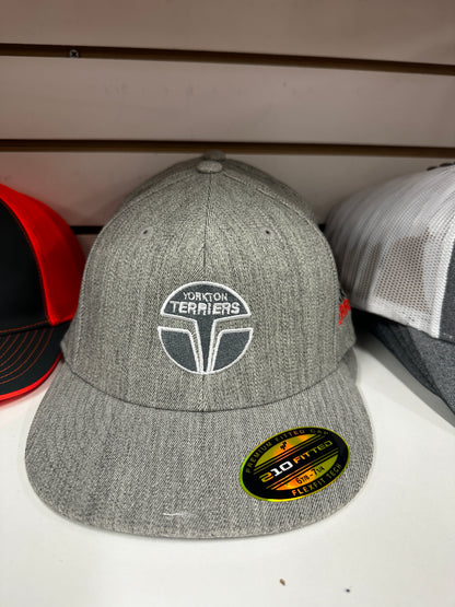 Yorkton Terriers Grey Flex Fit Hat