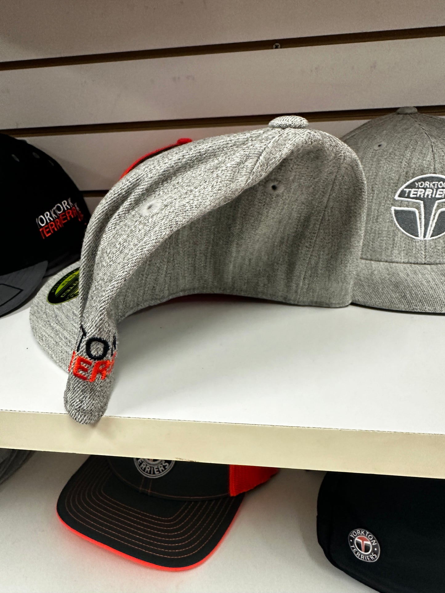 Yorkton Terriers Grey Flex Fit Hat